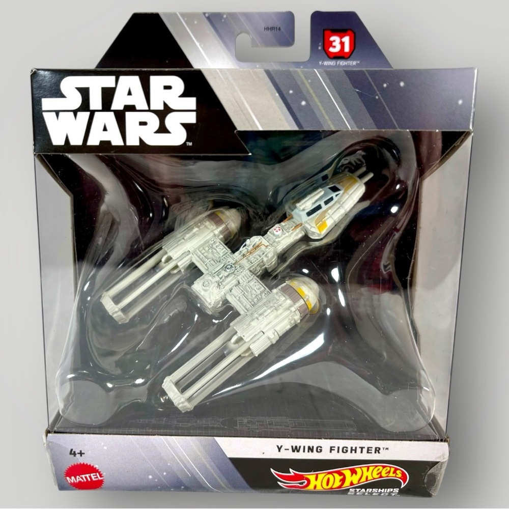Hot Wheels Starships Select Star Wars #31 Y-WING FIGHTER Die-Cast Brand New